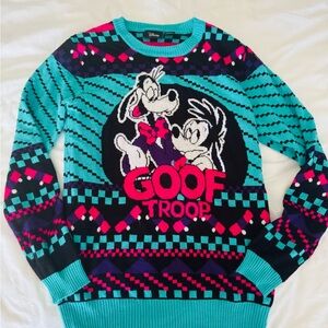 Disney Goof Troop sweater Max and Goofy sweater women’s small